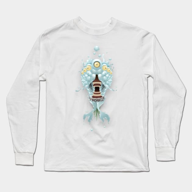 Giant Grendaline Glitch Long Sleeve T-Shirt by Yaelledark